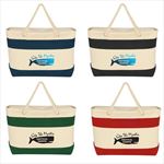 JH3279 Large Cruising Tote With Rope Handles And Custom Imprint